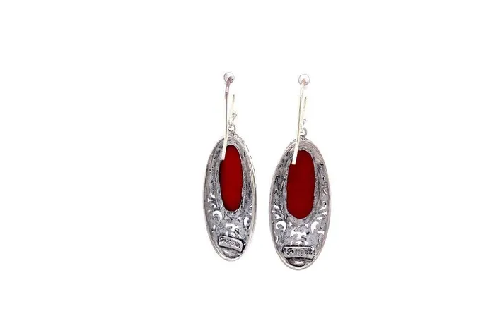 Samuel B Earrings Bliss Earrings Coral