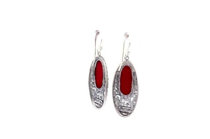 Samuel B Earrings Bliss Earrings Coral