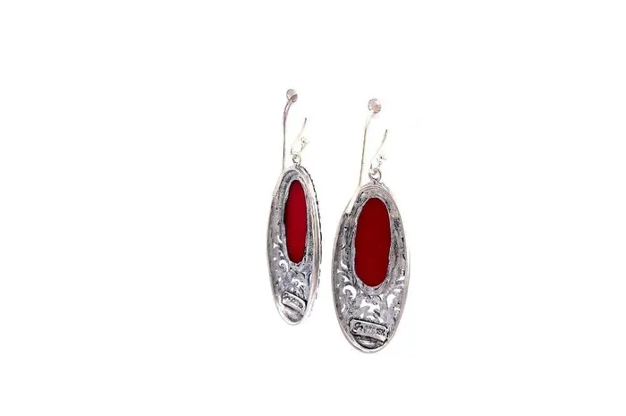 Samuel B Earrings Bliss Earrings Coral