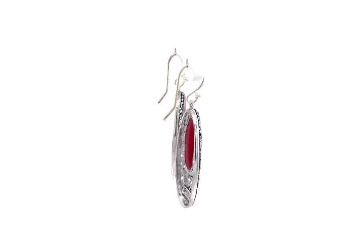 Samuel B Earrings Bliss Earrings Coral
