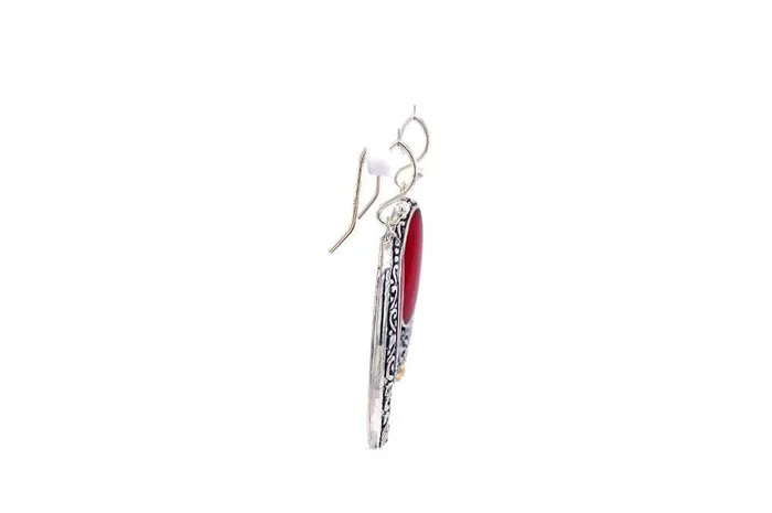 Samuel B Earrings Bliss Earrings Coral