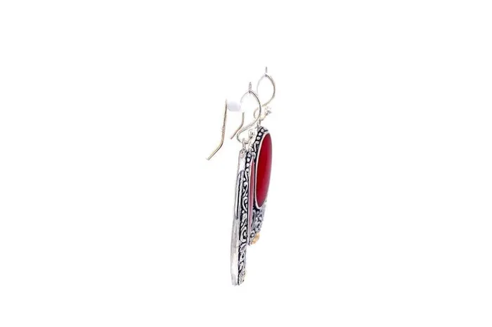 Samuel B Earrings Bliss Earrings Coral
