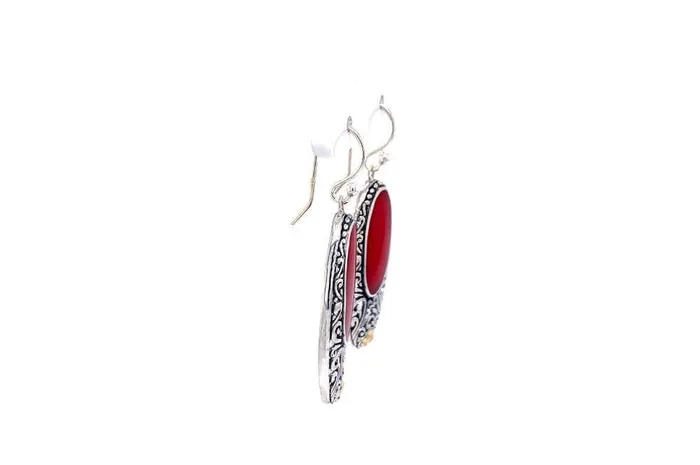 Samuel B Earrings Bliss Earrings Coral
