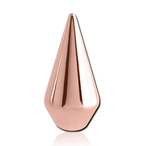 Tulsa Body Jewelry Earrings 14g Rose Gold Spear End