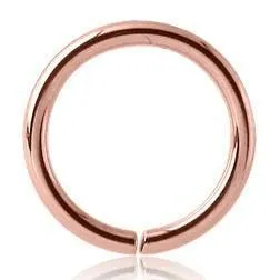 Tulsa Body Jewelry Rings 14g Rose Gold Continuous Ring