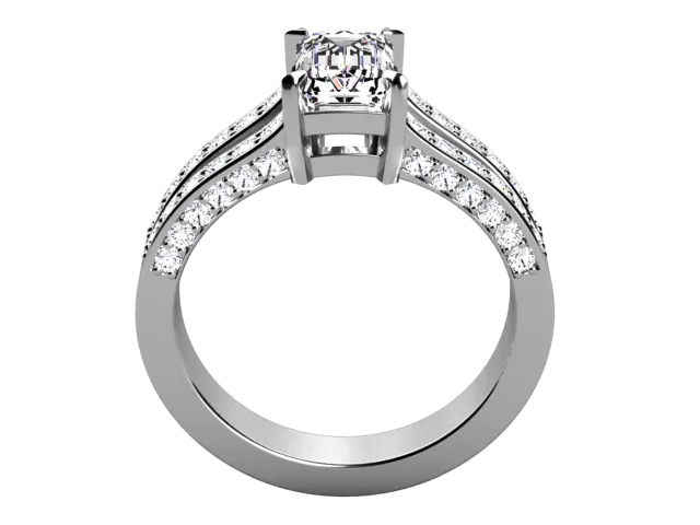 vendorunknown Rings Christopher Michael Split Shank Engagement Ring